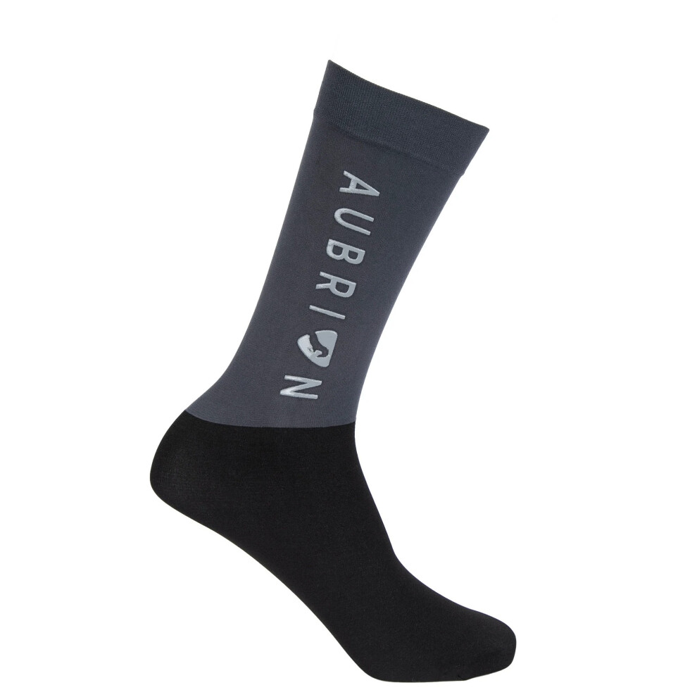 (10.5 UK Child-3.5 UK, Grey) Aubrion Childrens/Kids Eltar Socks-image-OPC-PFPXTQ6-NEW