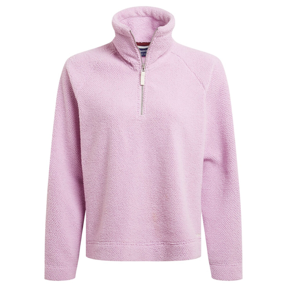 (18 UK, Orchid) Craghoppers Womens/Ladies Raya Half Zip Fleece Top