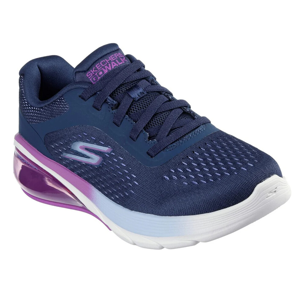 (3 UK, Navy/Purple) Skechers Womens/Ladies Go Walk Air 3.0 Trainers