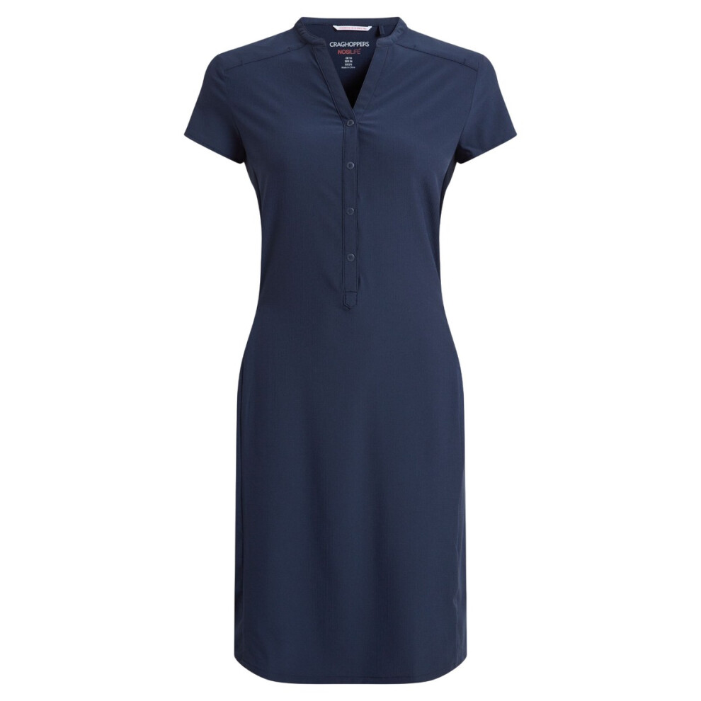 (10 UK, Blue Navy) Craghoppers Womens/Ladies Pro III Nosilife Casual Dress