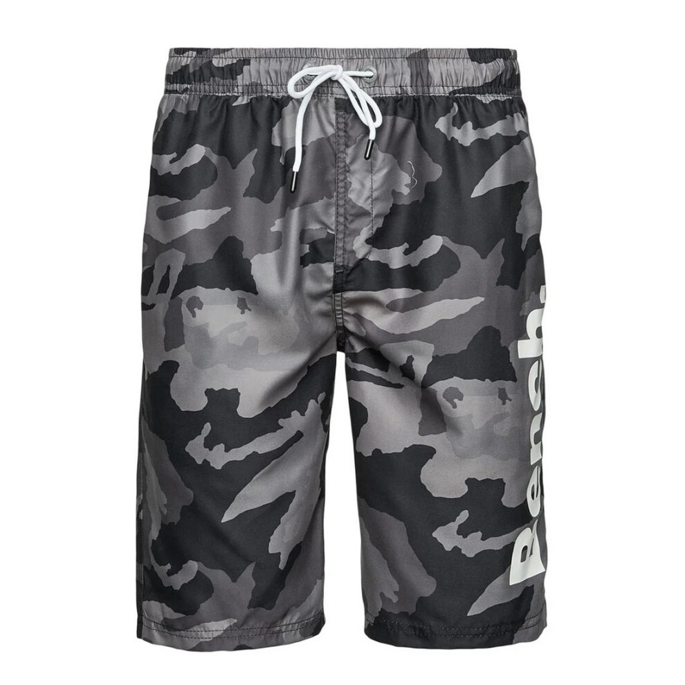 (L, Black) Bench Mens Bermuda Camo Swim Shorts