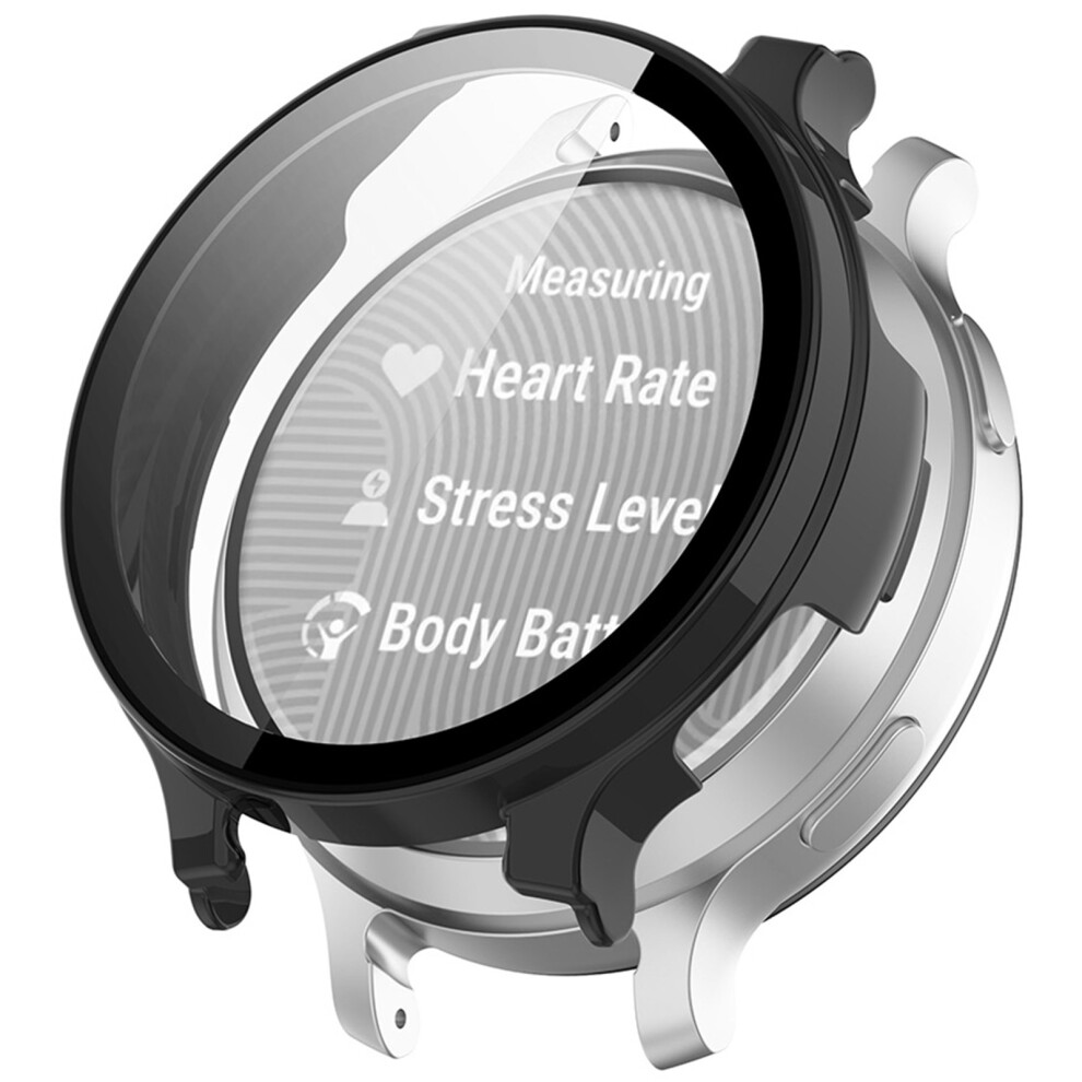 (Black) Watch Case For Garmin Lily2 Active Protective Case Tempered Film All-In-One Watch Case Accessories Black 663250737234