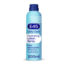 E45 Spray Moisturiser 200 ml – Fast-Absorbing, Fragrance-Free Daily Lotion for Dry, Sensitive, Eczema-Prone Skin