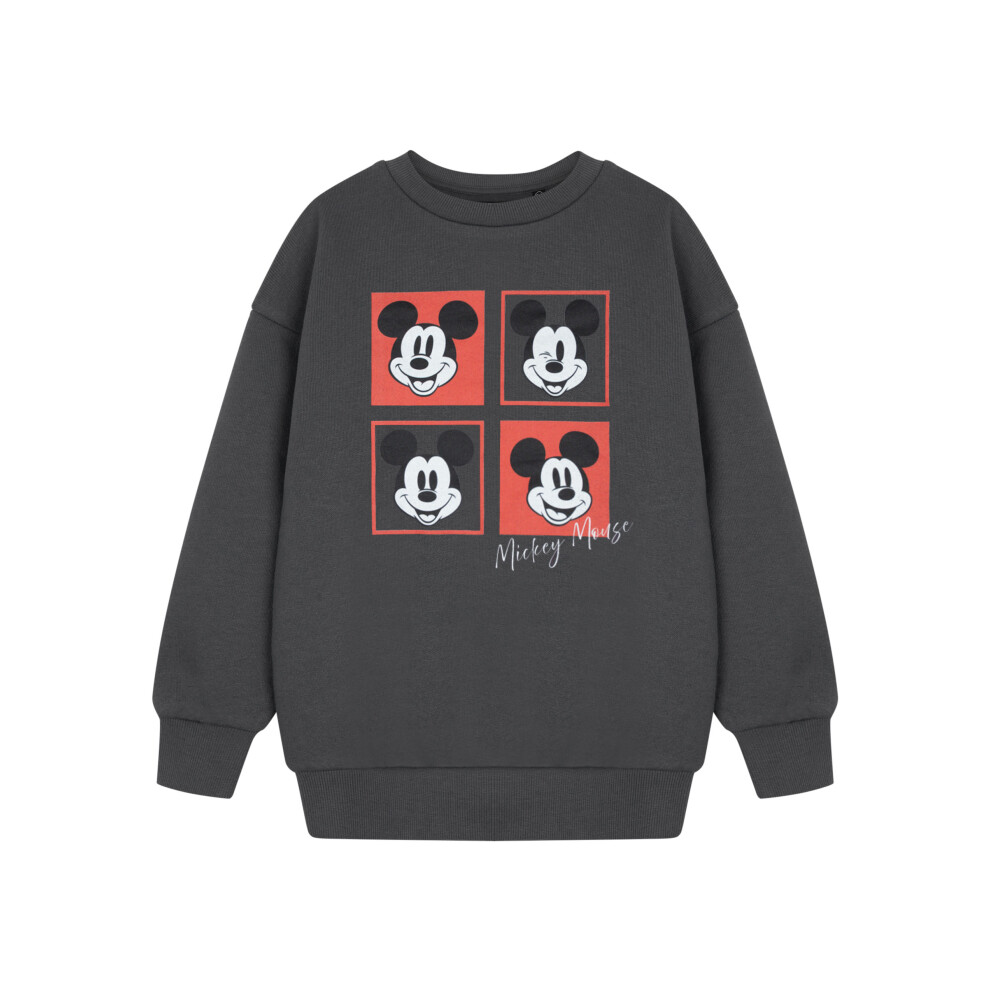 (18-24 Months) Disney Sweatshirt (Boys Grey)