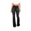 (Blue, M) (Navy, M) Women's Jeans High Waist Loose Button Down Trousers Casual Flares 5