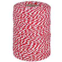 Red and White String, 656 Feet /200M Premium Butchers String, Christmas String for Diy Crafts, Gift Wrapping,Cooking String for Meat