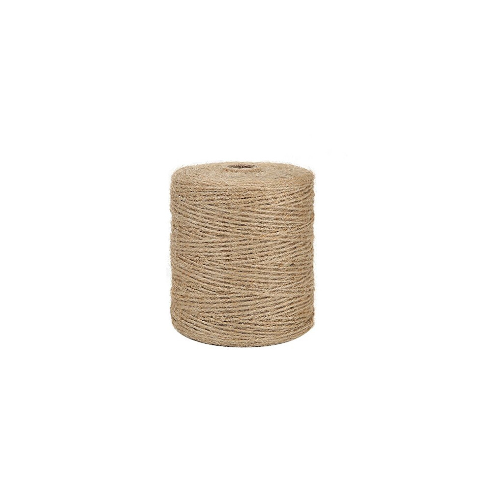 300M Jute Twine String, 3 Ply 1.8Mm Thick Garden Twine String For Diy Crafts, Gift Wrapping, Bundling Packing And Gardening (Brown) 613072587074