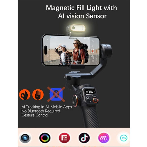 Hohem iSteady M6 Kit for Smartphone  AI Vision Sensor for iPhone 1