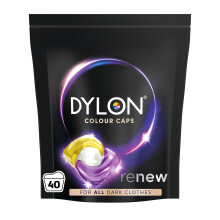 Black & Dark: Black & Dark Caps (40 Wash Loads), Dylon Black Caps for all Dark Clothes, Dark Colour Washing Pods to Protect Dark Colours, renewing in