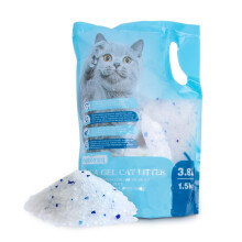 - Silica Cat Litter Diamond Gel kitten Litter 3.8L Absorbent, Comfortable Biodegradable