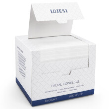 Serviettes Jetables 100% Biologiques pour Maquillage, 10in X 12in, Super Douces et Épaisses