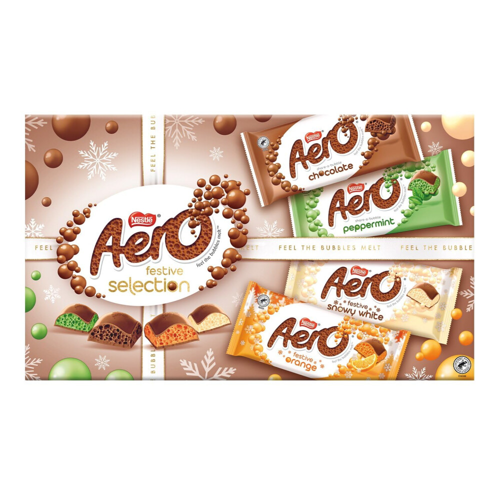 Aero Sharing Bars Festive Selection Box 360g