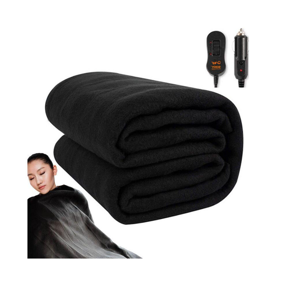 12V Car Electric Heated Blanket Car Energy Saving Warm Blanket Fast Heating Thermal Blanket For Rv Suv Truck Car Accessories 9117633128436