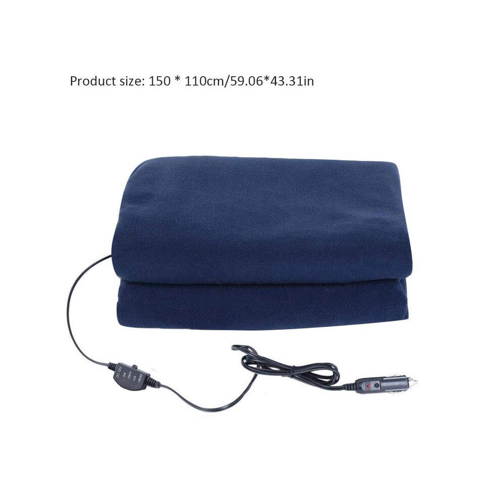 Maxpower Car Heating Blanket 12V Electric Heated Blanket Cigarette Lighter Plug Winter Camping Travel Heating Blanket Car Accessories