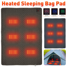 Camping Sleeping Bag Electric Heating Blanket 3 Gear Electric Heated Pad Waterproof USB Heating Mat Sleeping Pad Outdoor Camping