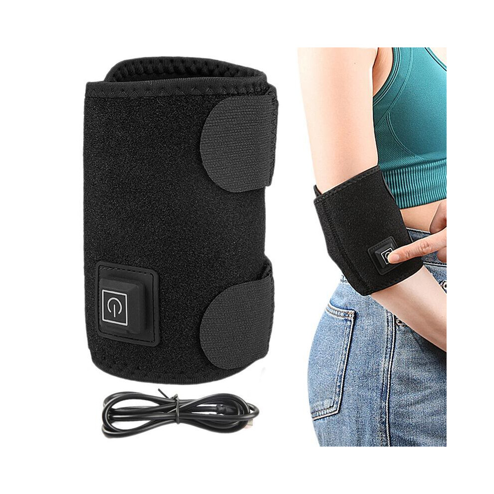 Heating Elbow Wrap Tennis Elbow Support Brace Arm Heating Pad Sleeve Electric Elbow Heat Wrap Adjustable 3 Temperature Settings