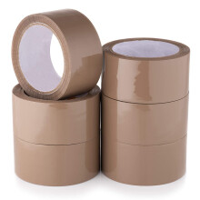 Packaging Tape, Heavy-Duty Parcel Tape for Packing, All Purpose Strong Adhesive Tape, Secure Sticky Seal for Boxes, FSC Certified Shipping Tape, Pack