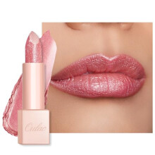 Pink Shimmer Lipstick for Women-Moisture Tinted Lip Balm for Dry Lips, Glitter Surface, Creamy Formula, Hydrating & Smooth, Infused with Shea Butter,