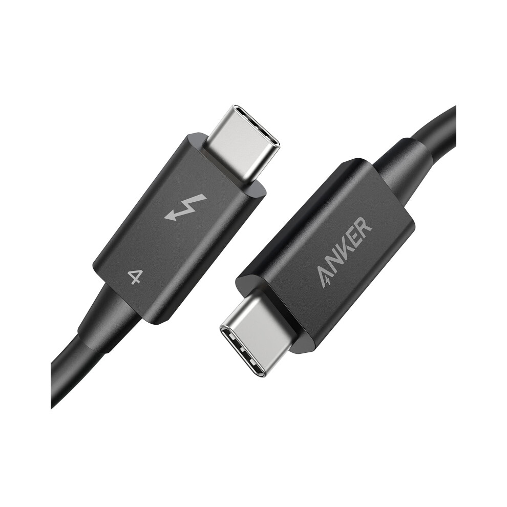 Thunderbolt 4 Cable 2.3 ft, Supports 8K Display / 40 Gbps Data Transfer / 100W Charging USB C to USB C Cable, for Type-C MacBooks, iPad Pro, Hub,