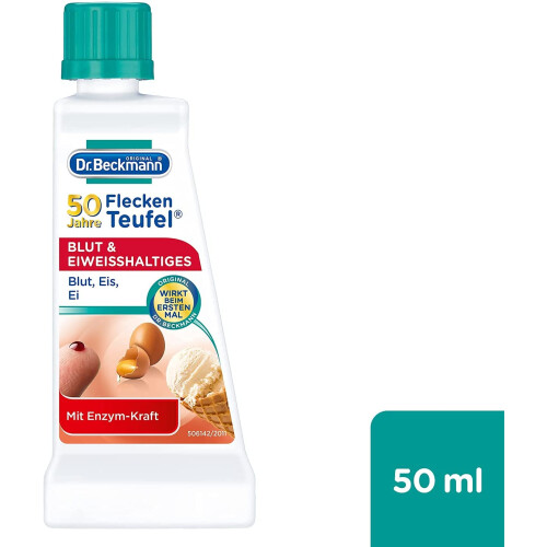 Dr Beckmann Dr. Beckmann flydende pletfjerner til blod og andre pletter 50 ml 2