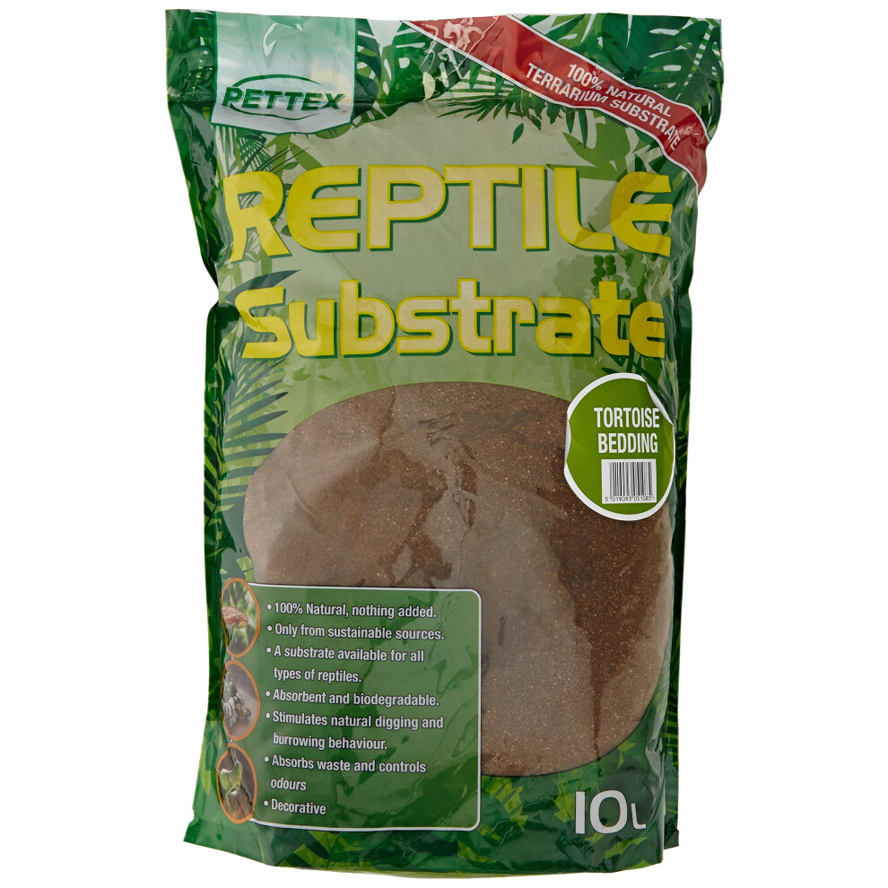 Reptile Substrate Tortoise Soil Bedding, 10 L