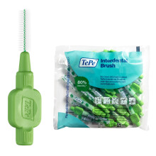 Green Interdental Brush 0.8mm 25 Pack