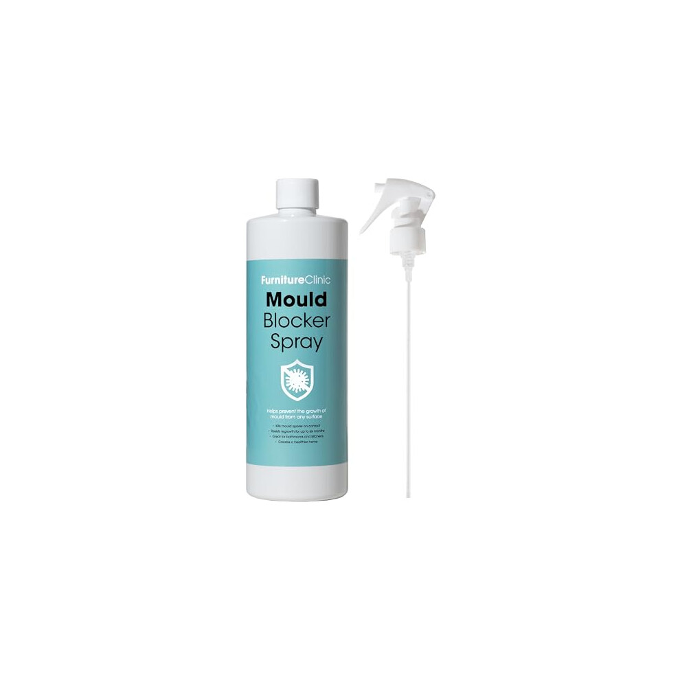 Mould Blocker Spray – Anti Mould Spray - Mould Spore Removal on Contact & Prevention of Regrowth - Use on Bathroom Walls, Shower Tiles, Ceilings to