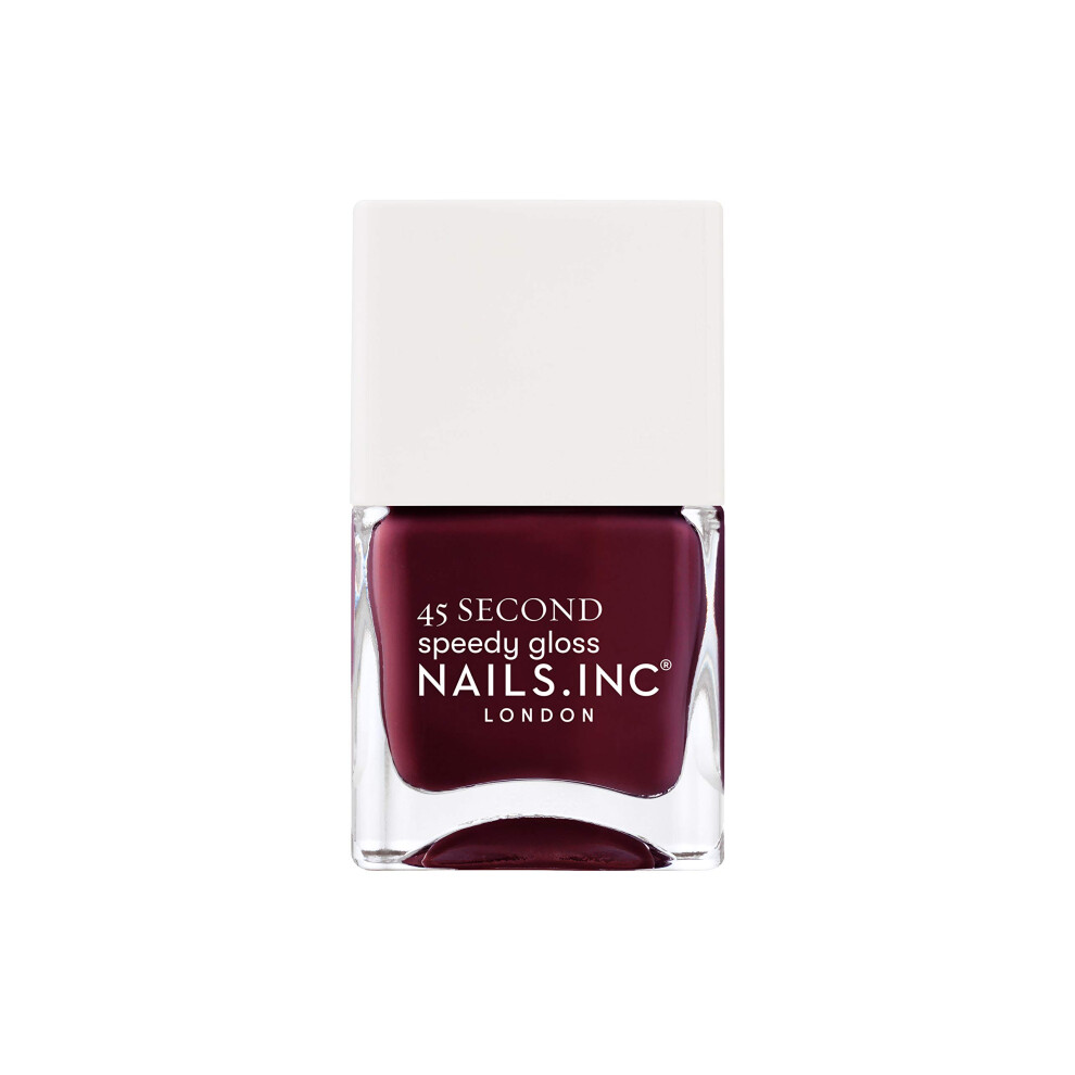 Nails.inc 45 Second Speedy Gloss Nail Polish, Quick Drying And Long Lasting Nail Color, Formulated To Strengthen Nails And Extend Wear Time, Cruelty