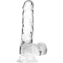 6" Realistic Dildo for Woman, Ultra Soft Dildo with Curved Shaft and Balls for Couple Beginners G-spot Vaginal Masturbator Adult Sex Toy