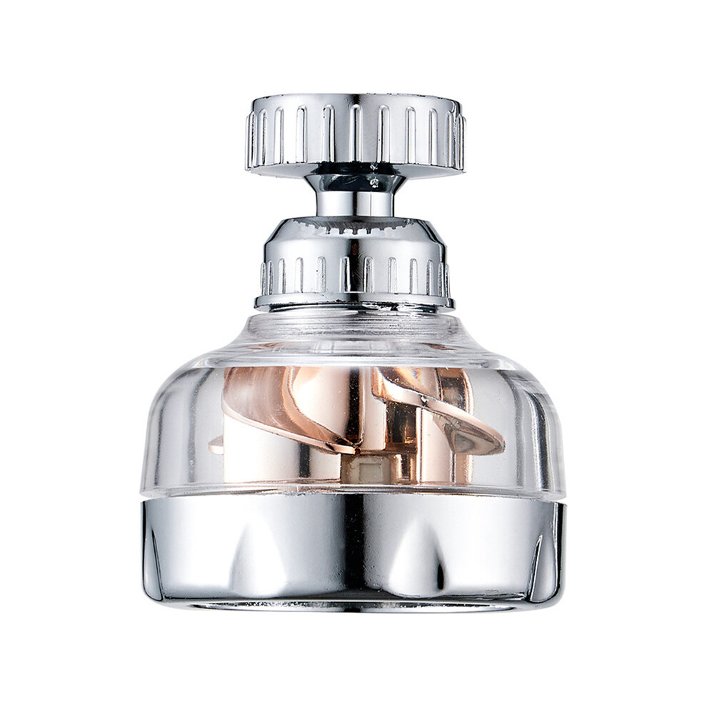 (Rose Gold) 360 Degree Turbo Rotation Faucet Pressurize Kitchen Sink Tap Filter Bubbler
