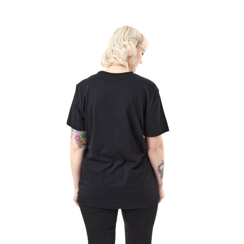 Hello Kitty (Medium) Hello Kitty Short Sleeved T-Shirt (Womens Black) 1