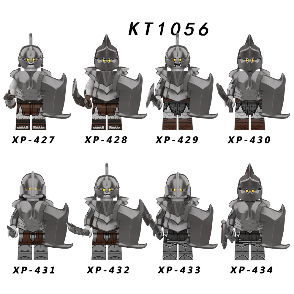 Bonxaif (8Pcs Lord Of The Rings - F) Lord Of The Rings Toy Action Mini Figures Fit Lego