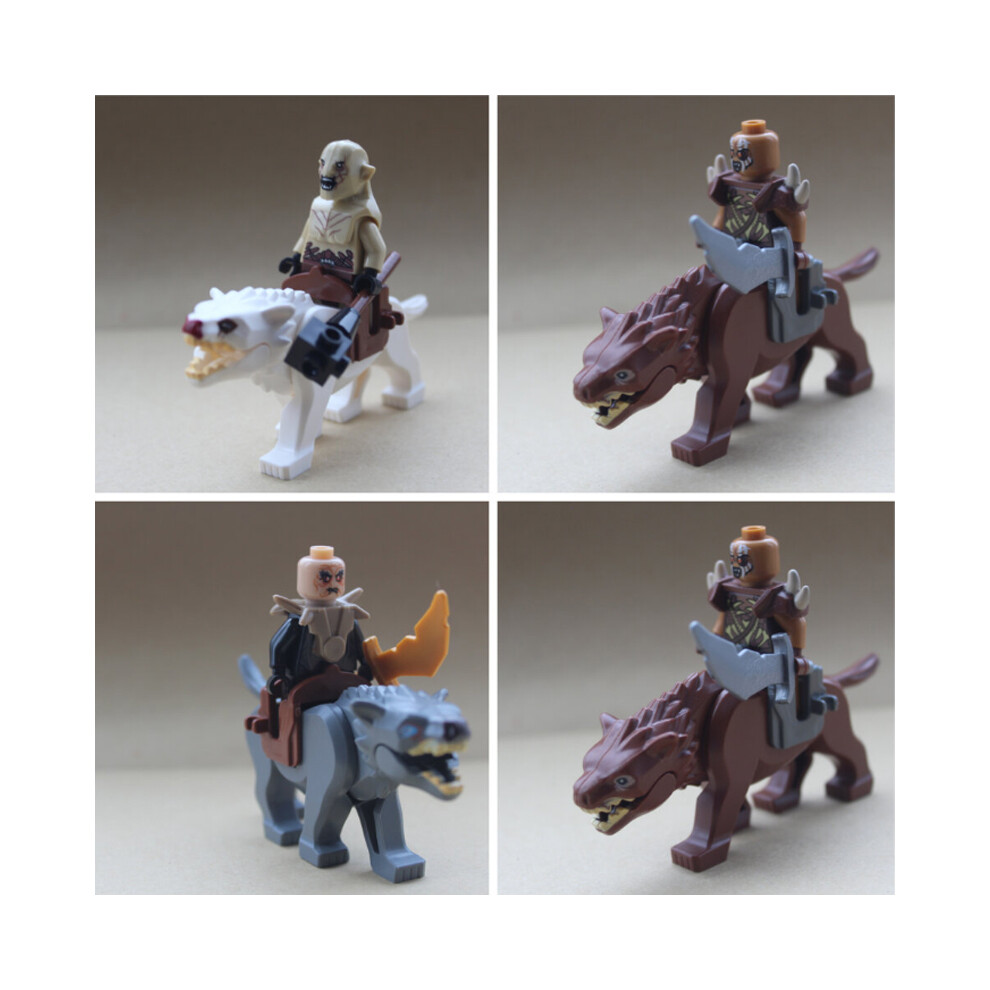 Bonxaif (8Pcs Lord Of The Rings - D) 34Pcs Lord Of The Rings Toy Action Mini Figures Fit Lego