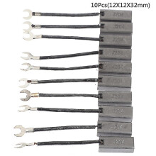(12X12X32mm) 10pcs J204 Generator Electric Motor Alternator Spare Parts Carbon Brush