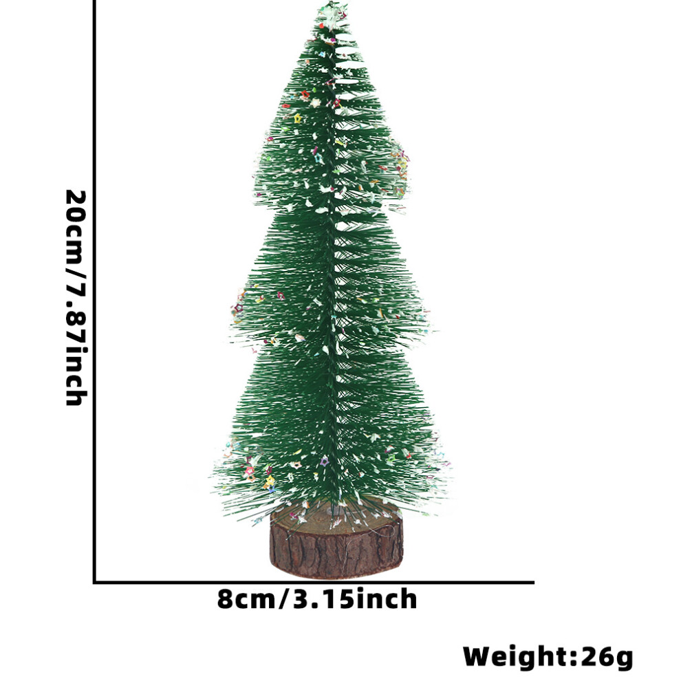 (StyleP) Mini Elegant Christmas Tree Decor Charming Star Shape Design Tabletop Display For Holiday Joy-image-OPC-PFQ2PQP-NEW