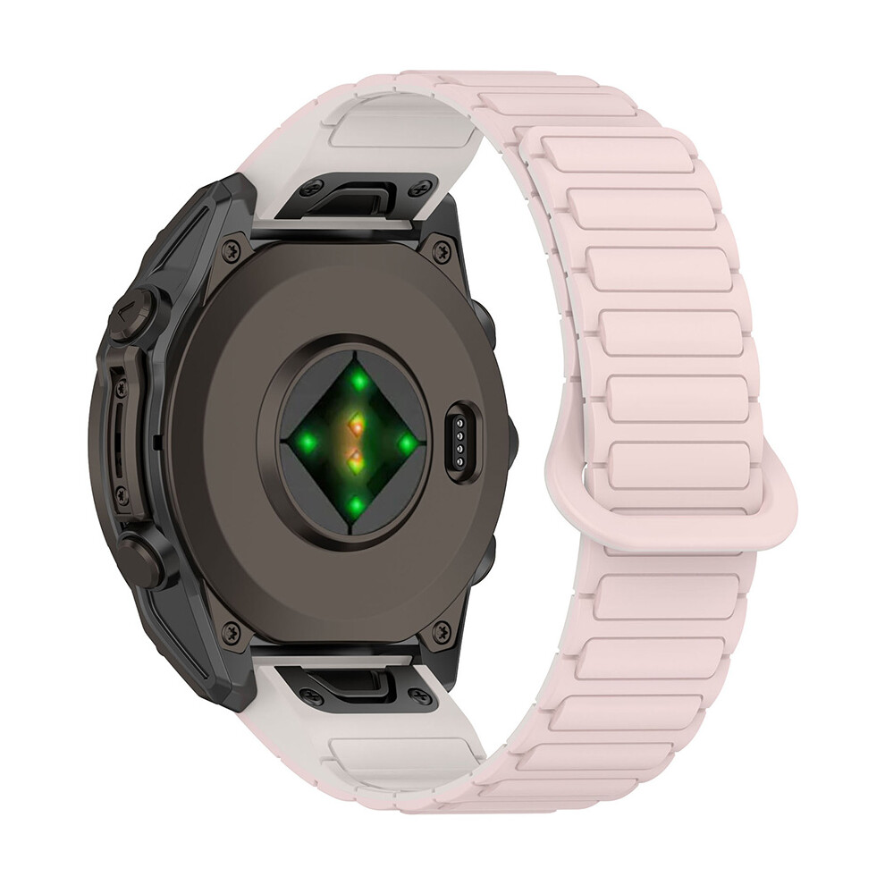 (26mm Oxford Pink Starlight) Watch Strap Watch Band for Garmin Fenix 5 6 7 8 Quick Release Magnetic 20MM/22MM/26MM-image-OPC-PFQ2R68-NEW