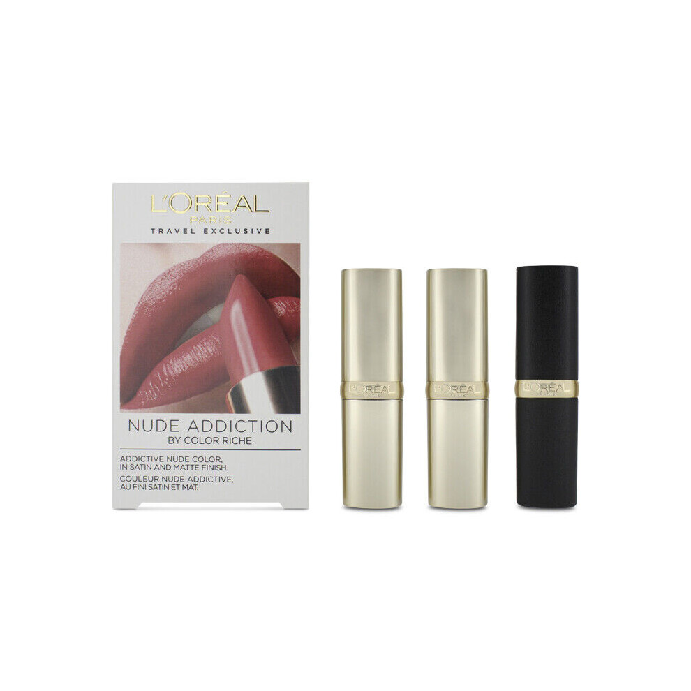 L'Oreal Colour Riche 3 Lipstick Gift Set 4.8g each