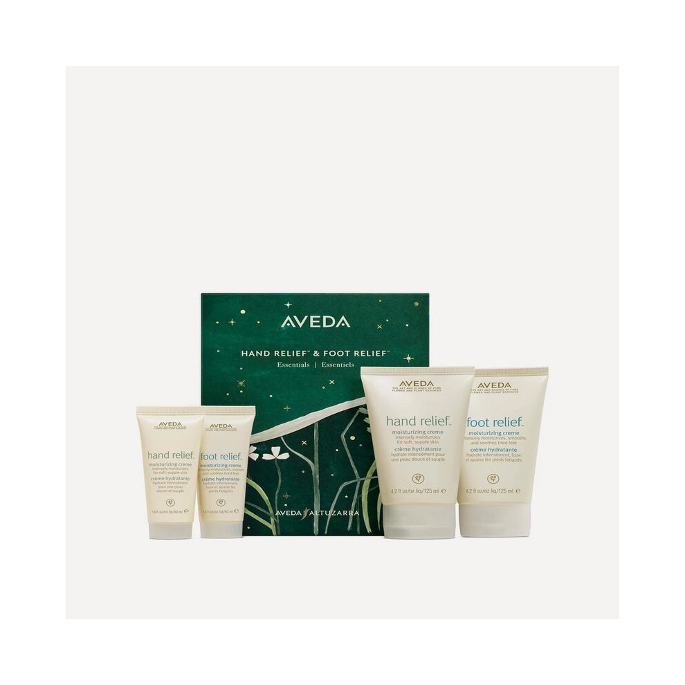 Aveda -Hand Relief & Foot Relief Essentials Gift Set (1x Hand Rel. 125ml, 1x Hand Rel. 40ml, 1x Foot Rel. 125ml, 1x Foot Rel. 50ml)