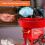 GEEPAS Geepas Electric Popcorn Maker Machine & Cotton Candy Maker Set 2