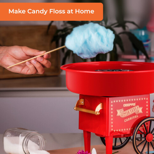GEEPAS Geepas Electric Popcorn Maker Machine & Cotton Candy Maker Set 1
