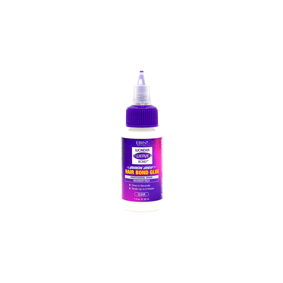 Ebin Unisex Clear Wonder Weave Bond Hair Bond Glue 30 Ml