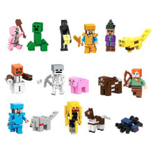 (Ensemble A de 16 pièces) Minifigurines – Blocs de Construction pour Modèles – Jouet pour Enfants