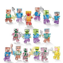 (16pcs Set B) Minifigures Model Building Block Toy Kids Toy Gift
