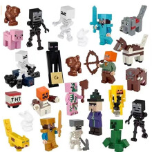 (Set de 25 pièces) Minifigurines et Blocs de Construction pour Modèles - Jouet pour Enfants - Cadeau