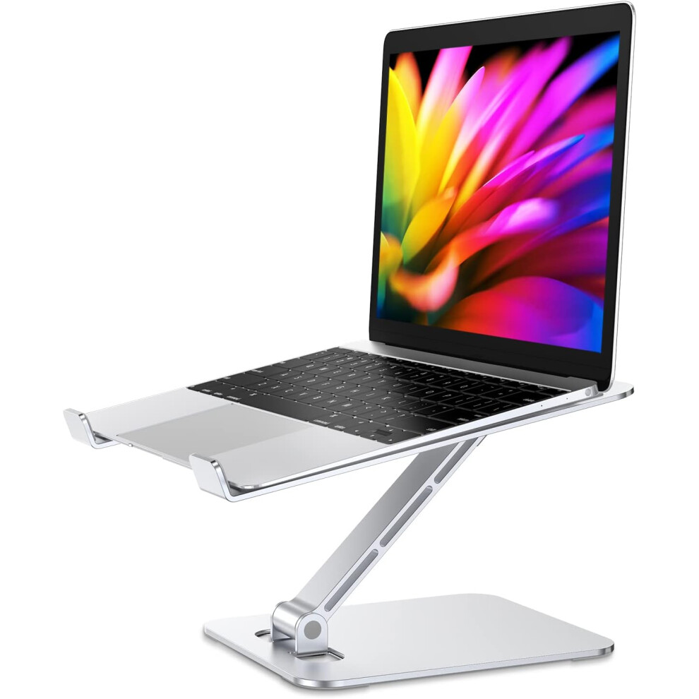 Babacom Laptop Stand Lap Desk, Ergonomic Foldable Computer Stand Adjustable Height Ventilated Aluminium Alloy Riser Compatible With Macbook Air Pro 885334821466