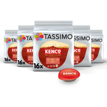 Tassimo Kenco Americano Grande XL Coffee Pods x16 (Pack of 5, Total 80 Drinks)