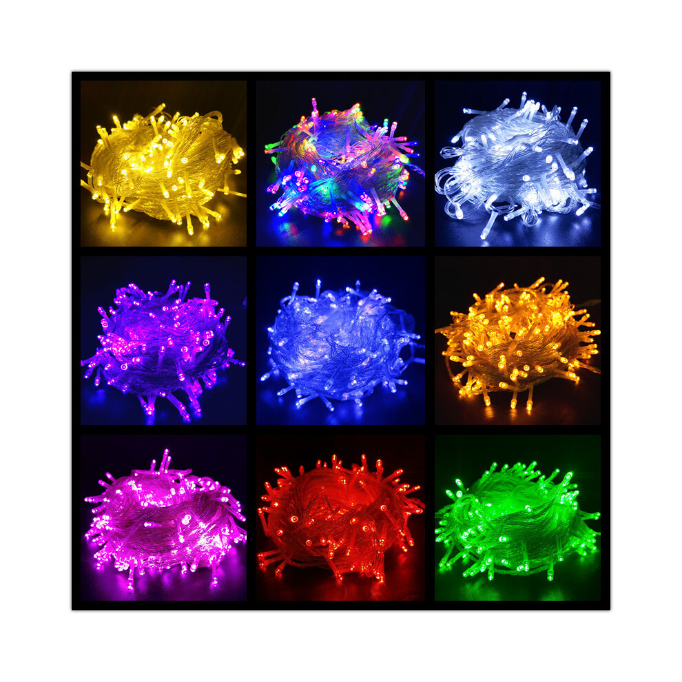 (white) Xmas Outdoor Christmas Lights Led String Lights 50M 500LED Luces Decoracion Fairy Light Holiday Lights Lighting tree garland-image-OPC-PFQ2Y5M-NEW
