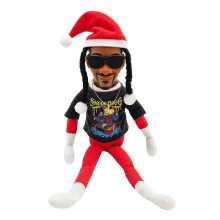 (C) Dogg Snoop On A Stoop Plush Toy Doll Action Model Hip Hop Lovers Christmas Decor