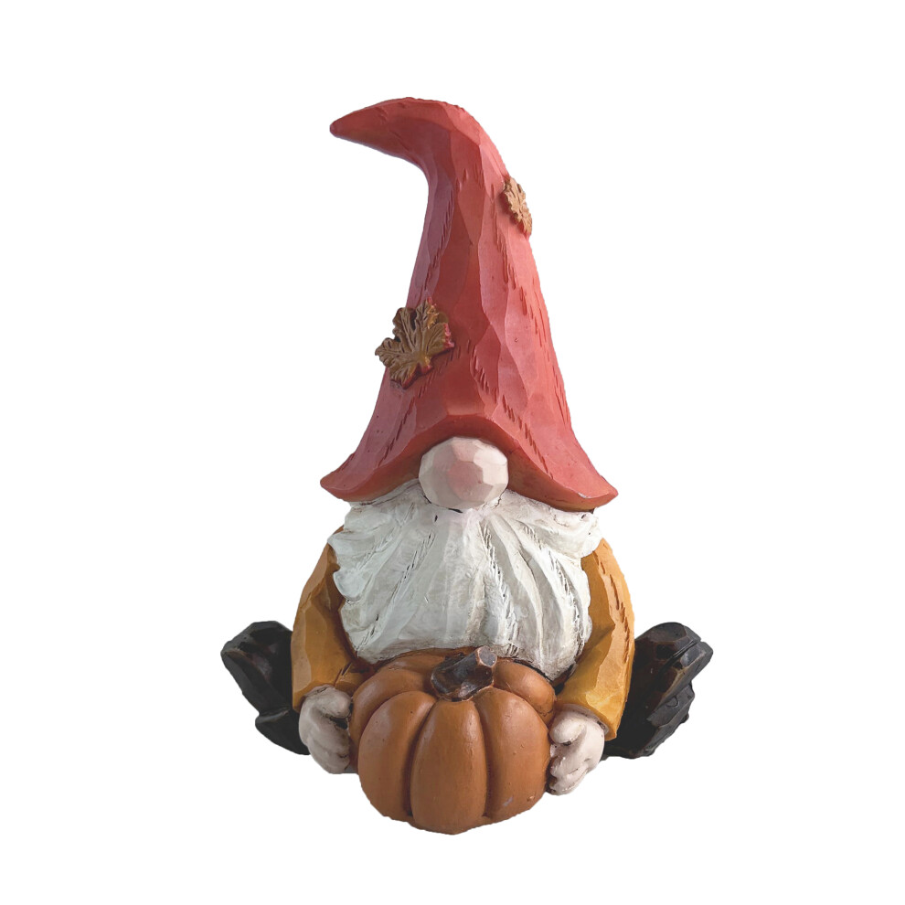 Premier Decorations Sitting Gonk Halloween Decoration Autumn With Pumpkin 12.5Cm
