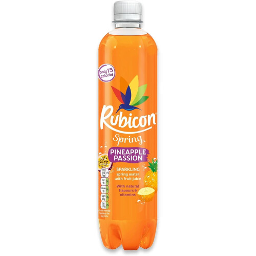 Rubicon Rubicon Spring 12 Pack Pineapple Passion, Sparkling Spring Water 12 x 2